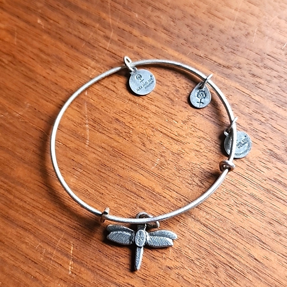Alex and Annie silvertone bracelet